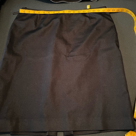 Tahari Denim Suite with White Piping Detail- Plus - Picture 13 of 16